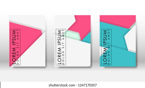 Abstract cover with hexagon elements. book design concept. Futuristic business layout. Digital poster template. Design Vector - eps10