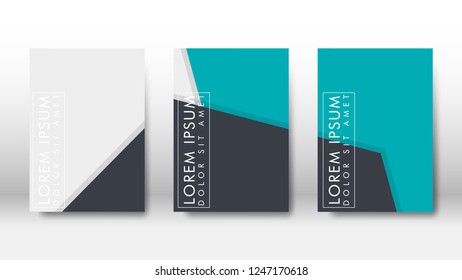 Abstract cover with hexagon elements. book design concept. Futuristic business layout. Digital poster template. Design Vector - eps10