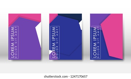 Abstract cover with hexagon elements. book design concept. Futuristic business layout. Digital poster template. Design Vector - eps10