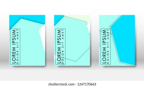 Abstract cover with hexagon elements. book design concept. Futuristic business layout. Digital poster template. Design Vector - eps10