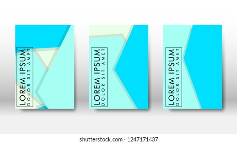 Abstract cover with hexagon elements. book design concept. Futuristic business layout. Digital poster template. Design Vector - eps10