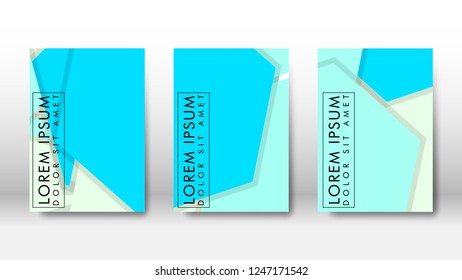 Abstract cover with hexagon elements. book design concept. Futuristic business layout. Digital poster template. Design Vector - eps10