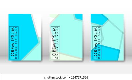 Abstract cover with hexagon elements. book design concept. Futuristic business layout. Digital poster template. Design Vector - eps10
