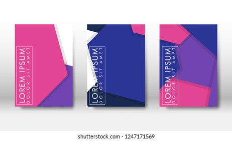 Abstract cover with hexagon elements. book design concept. Futuristic business layout. Digital poster template. Design Vector - eps10