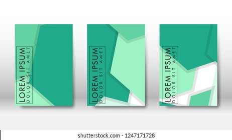Abstract cover with hexagon elements. book design concept. Futuristic business layout. Digital poster template. Design Vector - eps10