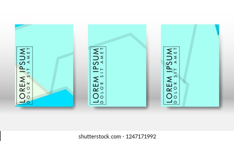 Abstract cover with hexagon elements. book design concept. Futuristic business layout. Digital poster template. Design Vector - eps10
