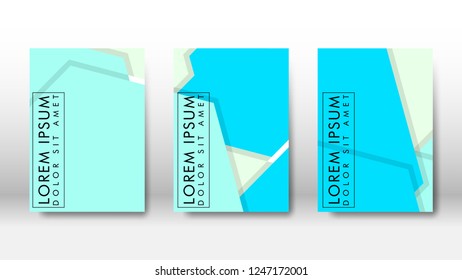 Abstract cover with hexagon elements. book design concept. Futuristic business layout. Digital poster template. Design Vector - eps10