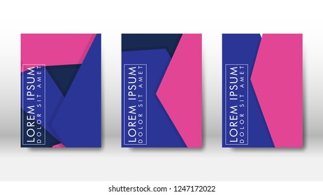Abstract cover with hexagon elements. book design concept. Futuristic business layout. Digital poster template. Design Vector - eps10