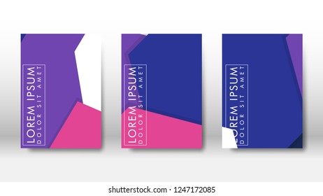 Abstract cover with hexagon elements. book design concept. Futuristic business layout. Digital poster template. Design Vector - eps10