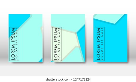 Abstract cover with hexagon elements. book design concept. Futuristic business layout. Digital poster template. Design Vector - eps10