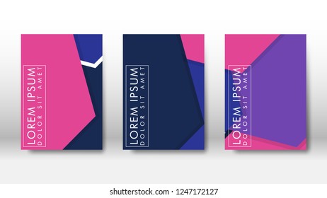 Abstract cover with hexagon elements. book design concept. Futuristic business layout. Digital poster template. Design Vector - eps10