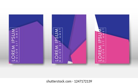 Abstract cover with hexagon elements. book design concept. Futuristic business layout. Digital poster template. Design Vector - eps10