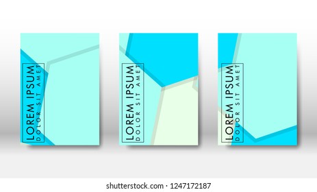 Abstract cover with hexagon elements. book design concept. Futuristic business layout. Digital poster template. Design Vector - eps10