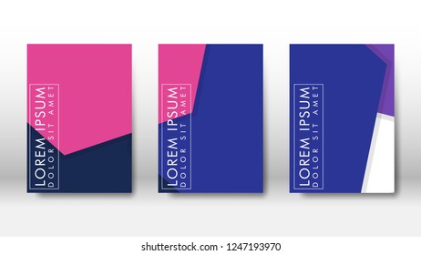 Abstract cover with hexagon elements. book design concept. Futuristic business layout. Digital poster template. Design Vector - eps10
