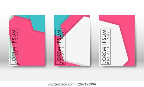Abstract cover with hexagon elements. book design concept. Futuristic business layout. Digital poster template. Design Vector - eps10