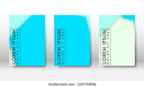 Abstract cover with hexagon elements. book design concept. Futuristic business layout. Digital poster template. Design Vector - eps10