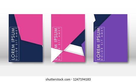Abstract cover with hexagon elements. book design concept. Futuristic business layout. Digital poster template. Design Vector - eps10