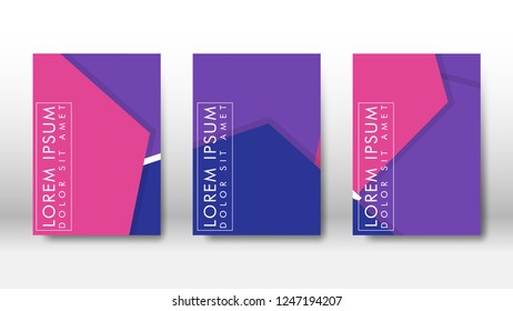 Abstract cover with hexagon elements. book design concept. Futuristic business layout. Digital poster template. Design Vector - eps10