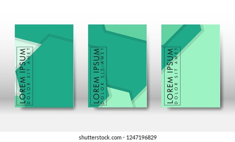 Abstract cover with hexagon elements. book design concept. Futuristic business layout. Digital poster template. Design Vector - eps10