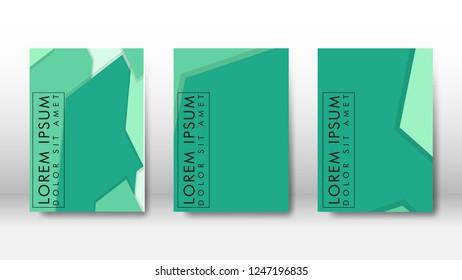 Abstract cover with hexagon elements. book design concept. Futuristic business layout. Digital poster template. Design Vector - eps10