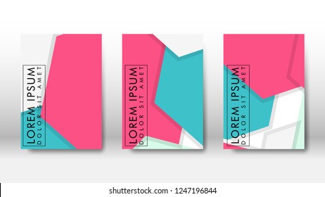 Abstract cover with hexagon elements. book design concept. Futuristic business layout. Digital poster template. Design Vector - eps10