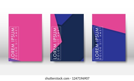 Abstract cover with hexagon elements. book design concept. Futuristic business layout. Digital poster template. Design Vector - eps10