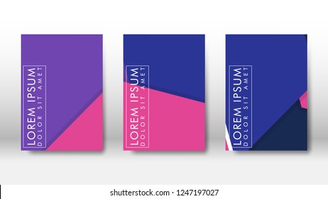 Abstract cover with hexagon elements. book design concept. Futuristic business layout. Digital poster template. Design Vector - eps10