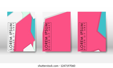 Abstract cover with hexagon elements. book design concept. Futuristic business layout. Digital poster template. Design Vector - eps10
