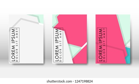 Abstract cover with hexagon elements. book design concept. Futuristic business layout. Digital poster template. Design Vector - eps10
