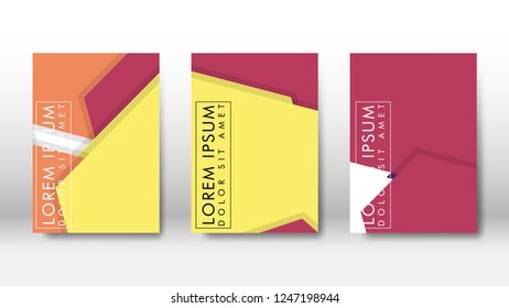 Abstract cover with hexagon elements. book design concept. Futuristic business layout. Digital poster template. Design Vector - eps10