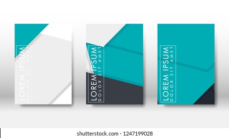 Abstract cover with hexagon elements. book design concept. Futuristic business layout. Digital poster template. Design Vector - eps10