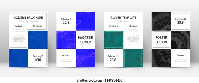 Abstract cover. Ideal design template. Suminagashi marble business poster. Ideal trendy abstract cover. Business vector illustration.