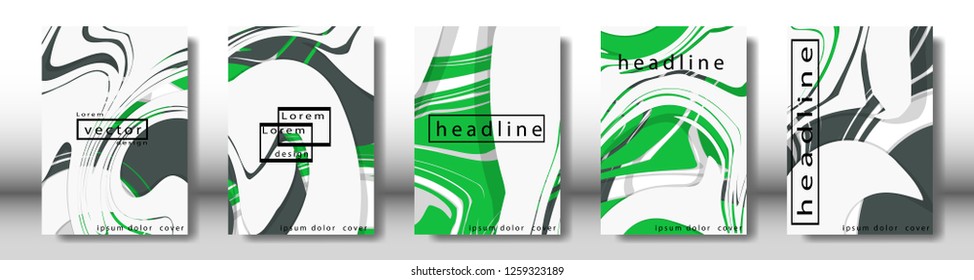 Abstract cover with liquid elements. book design concept. Futuristic business layout. Digital poster template. Design Vector - eps10