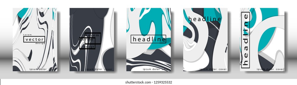 Abstract cover with liquid elements. book design concept. Futuristic business layout. Digital poster template. Design Vector - eps10 Abstract cover with liquid elements. book design concept. Futuristic business layout. Digital poster template. Design Vector - eps10