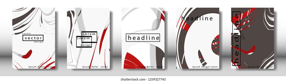 Abstract cover with liquid elements. book design concept. Futuristic business layout. Digital poster template. Design Vector - eps10