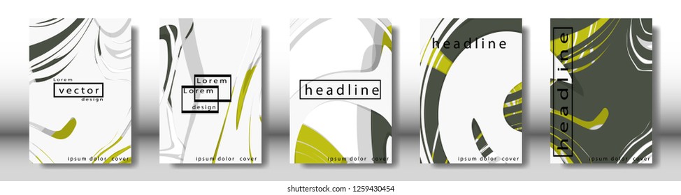 Abstract cover with liquid elements. book design concept. Futuristic business layout. Digital poster template. Design Vector - eps10