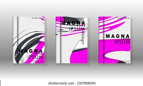Abstract cover with liquid elements. book design concept. Futuristic business layout. Digital poster template. Design Vector - eps10