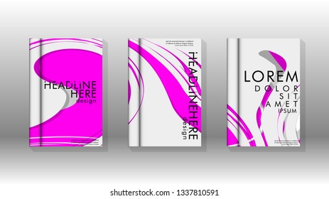 Abstract cover with liquid elements. book design concept. Futuristic business layout. Digital poster template. Design Vector - eps10