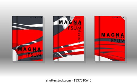 Abstract cover with liquid elements. book design concept. Futuristic business layout. Digital poster template. Design Vector - eps10