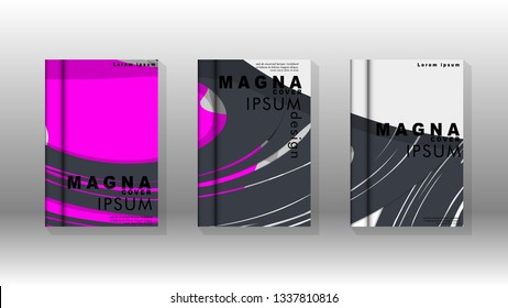 Abstract cover with liquid elements. book design concept. Futuristic business layout. Digital poster template. Design Vector - eps10