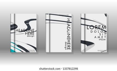 Abstract cover with liquid elements. book design concept. Futuristic business layout. Digital poster template. Design Vector - eps10