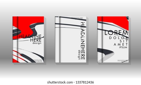 Abstract cover with liquid elements. book design concept. Futuristic business layout. Digital poster template. Design Vector - eps10