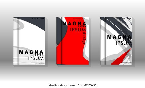 Abstract cover with liquid elements. book design concept. Futuristic business layout. Digital poster template. Design Vector - eps10