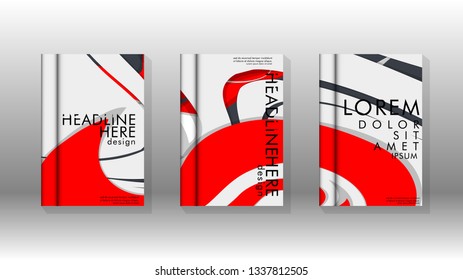 Abstract cover with liquid elements. book design concept. Futuristic business layout. Digital poster template. Design Vector - eps10