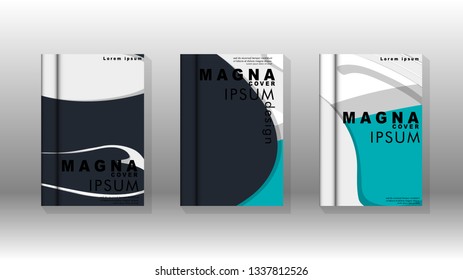 Abstract cover with liquid elements. book design concept. Futuristic business layout. Digital poster template. Design Vector - eps10