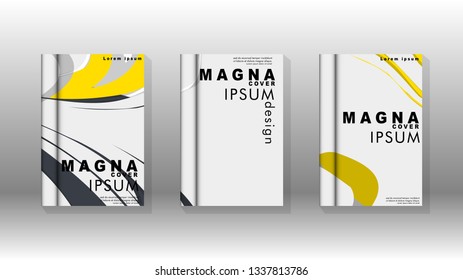 Abstract cover with liquid elements. book design concept. Futuristic business layout. Digital poster template. Design Vector - eps10