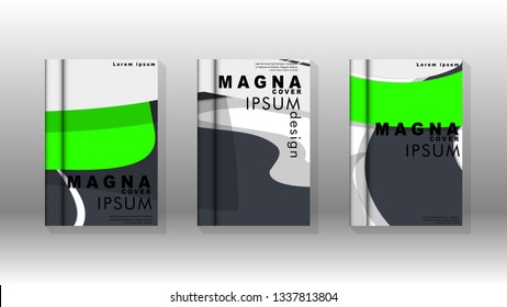 Abstract cover with liquid elements. book design concept. Futuristic business layout. Digital poster template. Design Vector - eps10