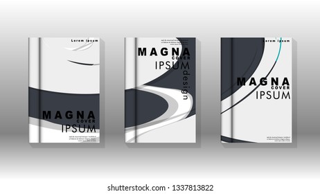 Abstract cover with liquid elements. book design concept. Futuristic business layout. Digital poster template. Design Vector - eps10