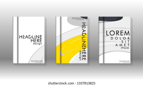 Abstract cover with liquid elements. book design concept. Futuristic business layout. Digital poster template. Design Vector - eps10
