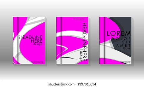 Abstract cover with liquid elements. book design concept. Futuristic business layout. Digital poster template. Design Vector - eps10
